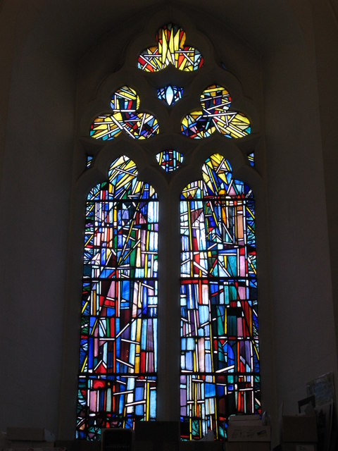 St. George's Church - stained glass window 'City of God'
